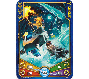 LEGO Legends of Chima Game Card 085 DIKUT (12717)