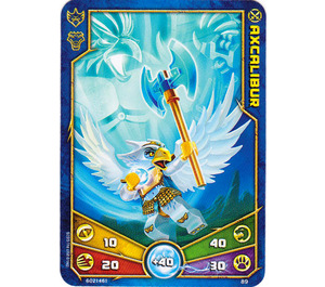 LEGO Legends of Chima Game Card 089 AXECALIBUR (12717)