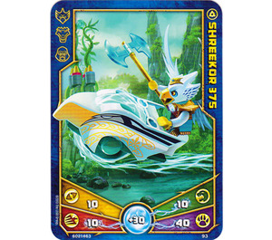 LEGO Legends of Chima Game Card 093 SHREEKOR 375 (12717)