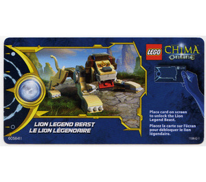 LEGO Legends of Chima Online Card - Lion Legend Beast