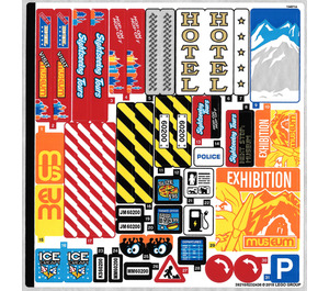 LEGO LEGO Autocollant Sheet for Set 60200 (39210)
