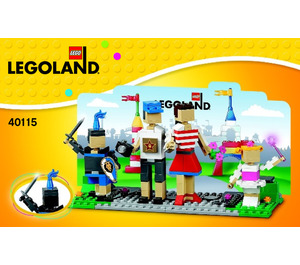 LEGO LEGOLAND Entrance with Family Set 40115 Instructions