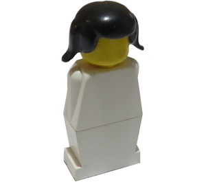 LEGO Legoland Woman met Zwart Haar minifiguur