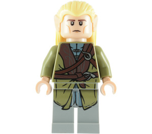 LEGO Legolas mit Olive Grün Robe und Lang Cheek Lines Minifigur