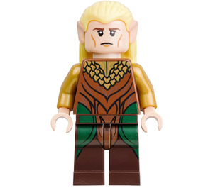 LEGO Legolas z Reddish brązowy I Gold Robe Minifigurka