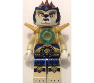 LEGO Lennox with Pearl Gold Armor and Dark Blue Hips with Tan Legs Minifigure