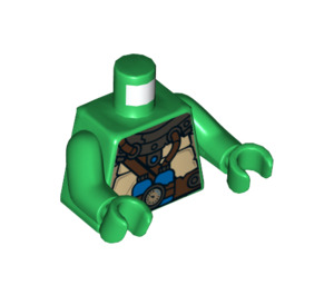 LEGO Leonardo Scuba Tandwiel Minifig Torso (973 / 76382)