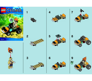 LEGO Leonidas' Jungle Dragster Set 30253 Instructions