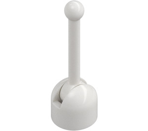 LEGO Lever Base with White Lever (4592 / 73587)