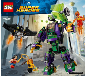 LEGO Lex Luthor Mech Takedown 76097 Instrucciones