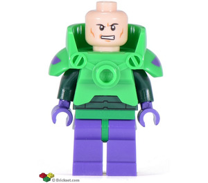 LEGO Lex Luthor with Warsuit with Bright Green Armor Minifigure