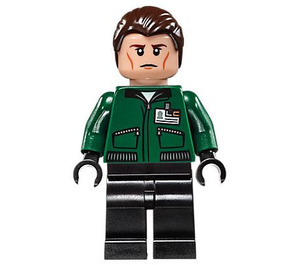 LEGO Lexcorp Henchman med Svart Ben Minifigur