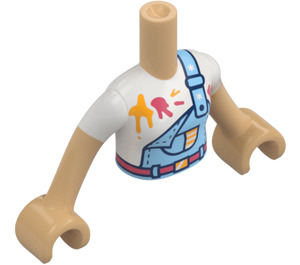 LEGO Liann med Kort Dungarees Friends Kropp (73141 / 92456)