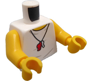 LEGO Lifeguard Minifig Torso (973 / 76382)