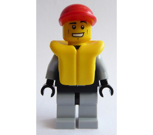 LEGO Socorrista con Amarillo Chaleco salvavidas Minifigura