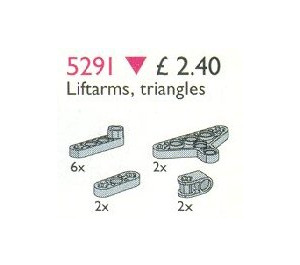 LEGO Lift-Arms, Triangles Set 5291