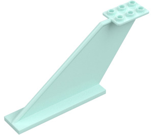 LEGO Light Aqua Aircraft Tail 12 x 2 x 5 (18988 / 87614)