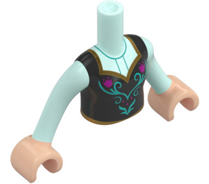 LEGO Licht aqua Anna Friends Torso (73141 / 92456)