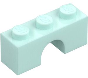 LEGO Helles Aqua Bogen 1 x 3 (4490)