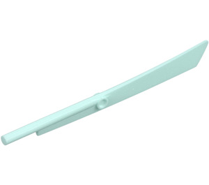 LEGO Light Aqua Blade 1 x 10 with Bar (98137)