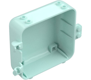 LEGO Light Aqua Box 3 x 8 x 6.7 with Female Hinge (64454)