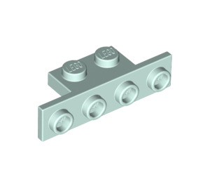 LEGO Light Aqua Bracket 1 x 2 - 1 x 4 with Square Corners (2436)