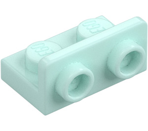 LEGO Azzurro chiaro Staffa 1 x 2 con 1 x 2 Su (99780)