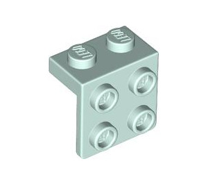 LEGO Light Aqua Bracket 1 x 2 with 2 x 2 (21712 / 44728)