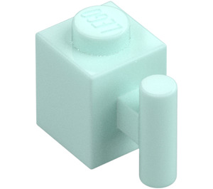 LEGO Light Aqua Brick 1 x 1 with Handle (2921 / 28917)