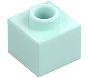 LEGO Light Aqua Brick 1 x 1 x 0.7 (86996)