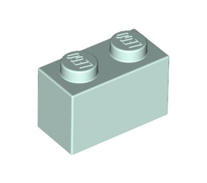 LEGO Light Aqua Brick 1 x 2 with Bottom Tube (3004 / 93792)