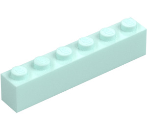 LEGO Light Aqua Brick 1 x 6 (3009 / 30611)