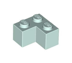 LEGO Light Aqua Brick 2 x 2 Corner (2357)