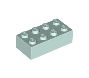 LEGO Helles Aqua Backstein 2 x 4 (3001 / 72841)