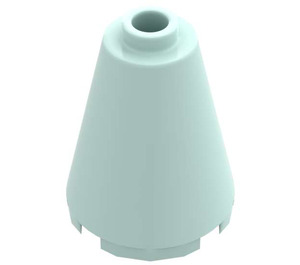 LEGO Light Aqua Cone 2 x 2 x 2 (Open Stud) (3942 / 14918)