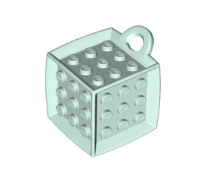 LEGO Aqua clair Cube 3 x 3 x 3 avec Bague (69182)