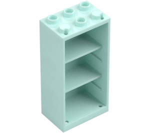 LEGO Azzurro chiaro Credenza 2 x 3 x 5 con Shelves (2656)