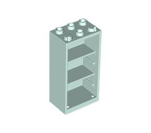 LEGO Light Aqua Cupboard with Shelves (2656)