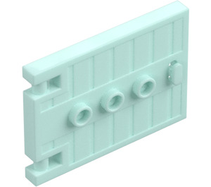 LEGO Ljus Aqua Dörr 1 x 5 x 3 med Handtag (93096)