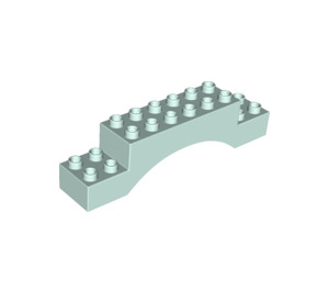LEGO Light Aqua Duplo Arch Brick 2 x 10 x 2 (51704 / 51913)