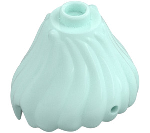 LEGO Light Aqua Hair with Tapered Top with Stud (65462)