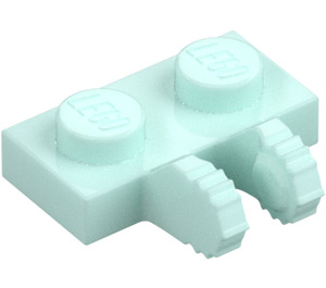 LEGO Light Aqua Hinge Plate 1 x 2 Locking with Dual Fingers (50340 / 60471)