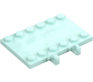 LEGO Vaalea vedensininen Sarana Levy 4 x 6 (65133)