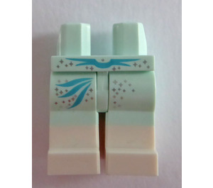 LEGO Light Aqua Legs with Skater White Boots (3815)