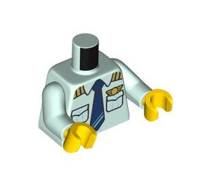 LEGO Light Aqua Minifig Torso (973 / 76382)