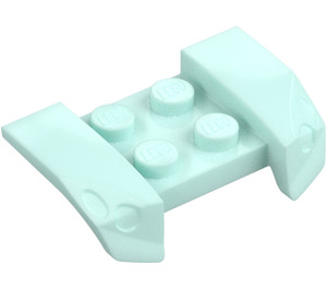 LEGO Světlá aqua Blatník Deska 2 x 4 s Overhanging Headlights (44674)