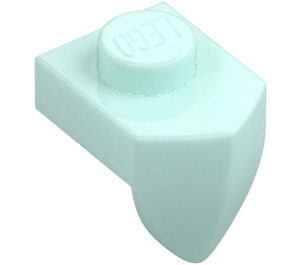 LEGO Light Aqua Plate 1 x 1 with Downwards Tooth (15070)