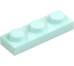 LEGO Helles Aqua Platte 1 x 3 (3623)