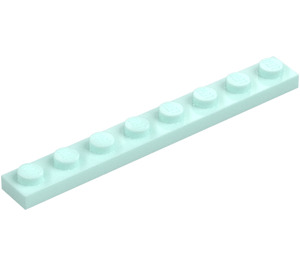 LEGO Light Aqua Plate 1 x 8 (3460)