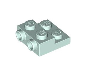 LEGO Light Aqua Plate 2 x 2 x 0.7 with 2 Studs on Side (4304 / 99206)